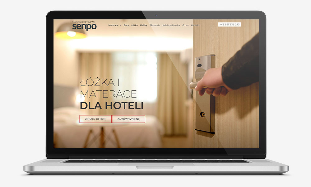 strona internetowa Materace Hotelowe